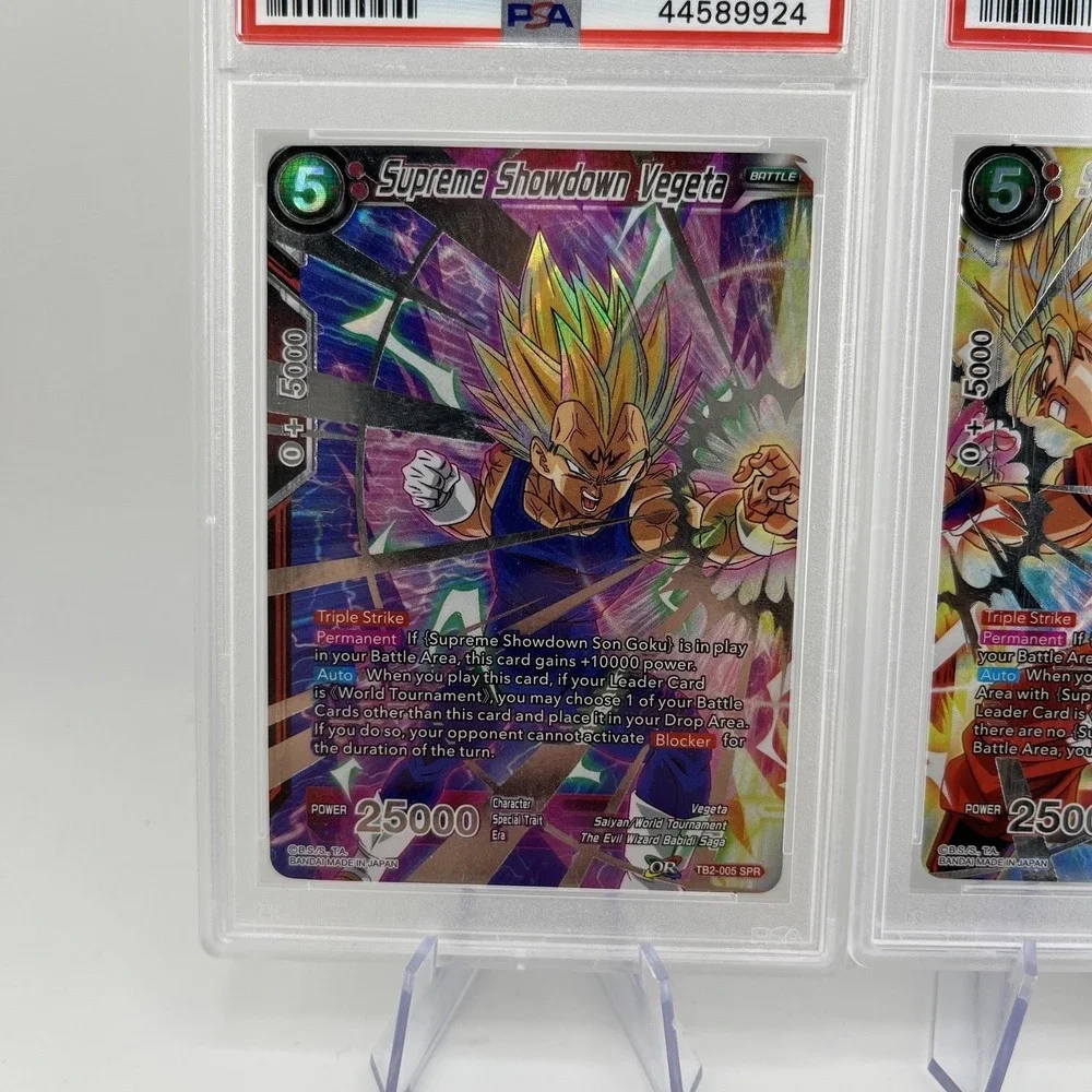 2018 Dragon Ball Super Supreme Showdown Goku Vegeta PSA 10 Gem Mint TB2 SPR Lot